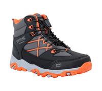 Regatta Kids Samaris III Walking Boots - Black/Blaze Orange - 2.5 UK - Black/Blaze Orange - 100% Mixed