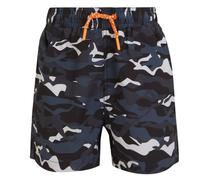 (3-4 Years, Black) Regatta Childrens/Kids Skander III Camouflage Swim Shorts