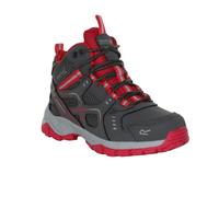 Regatta Girls Vendeavour Walking Boots - Granite/Pink Potion - Granite/Pink Potion - 9 UK Child - 58% Polyurathane/42% Polyester