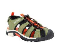Regatta Childrens/Kids Westshore Sandals - Nephrite Green/Tango - 12 Child UK - Nephrite Green/Tango - 90% Polyurethane/10% Polyester