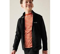 Regatta Childrens King Ii Zip Front Fleece, Black, Size 11-12 Years Black