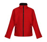Regatta Childrens Unisex Childrens/Kids Ablaze 2 Layer Soft Shell Jacket (Classic Red/Black) - Size 7-8Y