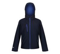Regatta Childrens Unisex Childrens/Kids Ablaze 3 Layer Soft Shell Jacket (Navy/New Royal) - Size 5-6Y