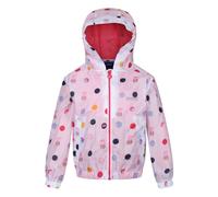 Regatta Childrens Unisex Childrens/Kids Peppa Pig Polka Dot Hooded Waterproof Jacket (Light Pink) - Size 2-3Y