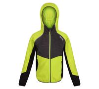 Regatta Childrens Unisex Childrens/Kids Prenton Lightweight Fleece Jacket (Bright Kiwi/Dark Grey) - Green - Size 7-8Y