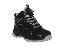 Regatta Childrens Unisex Childrens/Kids Vendeavour Walking Boots (Black/Light Steel) - Size UK 10 Kids