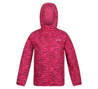 Regatta Childrens Unisex Childrens/Kids Volcanics VI Zebra Print Waterproof Jacket (Berry Pink) - Size 14Y