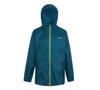 Regatta Childrens Unisex Great Outdoors Childrens/Kids Pack It Jacket III Waterproof Packaway Black (Moroccan Blue) - Size 5-6Y