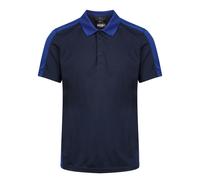 Regatta Unisex Contrast Coolweave Pique Polo Shirt (Navy/New Royal) - Size 4XL