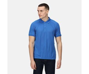 Regatta Coolweave Oxford Blue Men's Short-sleeve Wicking Pique Polo Shirt