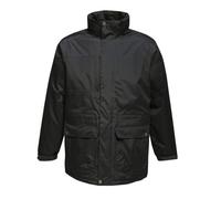 Regatta Darby III Mens Insulated Parka | Waterproof | Hood | Black/Navy | S-3XL