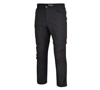 Regatta Dare2b Mens Tuned in II Walking Trousers Water Repellent Zip Off Hiking Shorts Black