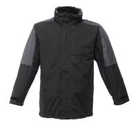 Regatta TRA130 28P80 Men's Defender III 3-in-1 Jacket, X-Large, Black/Seal Grey