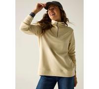 Regatta Demmi Funnel Neck Half Zip Sweatshirt Light Cream