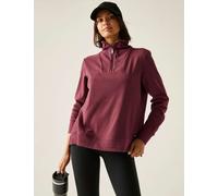 Regatta Demmi Funnel Neck Half Zip Sweatshirt Plum