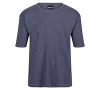 Regatta Denim Blue Men's Thermal Short Sleeve Shirt Winter Base-layer #TRU111