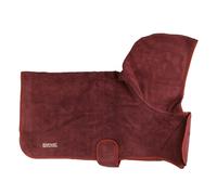 Regatta Dog Drying Coat - Claret Red - L - Claret Red - 100% Polyester