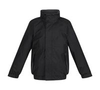 Regatta Dover black children's waterproof fleece-lined bomber jacket #TRW418