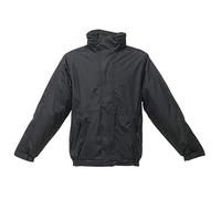 Regatta Dover Waterproof Windproof Jacket (Thermo-Guard Insulation) (4XL) (Black/Ash)