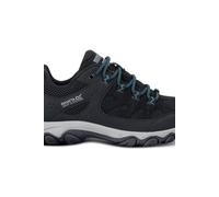 Regatta Edgepoint Breathable Waterproof Low Walking Shoes In Black Black 8