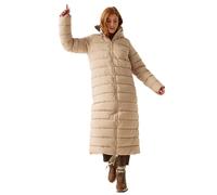Regatta Elender Longline Padded Jacket - Warm Taupe - Women's 18