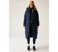 Regatta Eloria Hooded Longline Puffer Jacket Navy