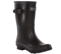 Regatta Fairweather Junior Cotton Lined Wellington Welly Black 12 UK Child