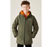 Regatta Farbank Hooded Waterproof Breathable Insulated Jacket in Olive | Size: 4-5 Regatta Olive 4-5