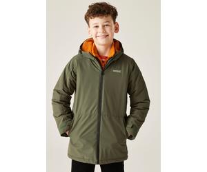 Regatta Farbank Hooded Waterproof Breathable Insulated Jacket in Olive | Size: 4-5 Regatta Olive 4-5