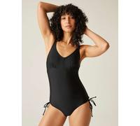 Regatta female Alinae Tummy Control Swimsuit - 8 - Black, Blue,Black