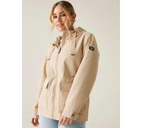 Regatta female Otilie Waterproof Hooded Raincoat - 20 - Beige, Beige