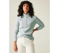 Regatta female Solenne II Striped Half Zip Fleece - 26 - Grey, Grey,Pink