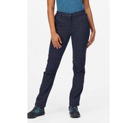 Regatta Women Fenton Water Repellent And Wind Resistant Softshell Long Leg Trousers - Navy, Size 18