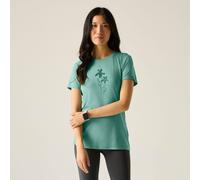 Regatta Fingal Stretch Short Sleeved Graphic T-Shirt In Teal Teal 8