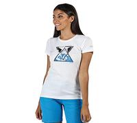 Regatta Fingal V - Short Sleeve Quick Dry Fabric Sport T-Shirt with Graphic Print T-Shirts/Polos/Vests Women White