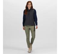 Regatta Flux seal grey women's water-repellent softshell bodywarmer #TRA790