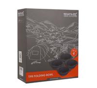 Regatta Folding Bowls Set of 4 in Charcoal Regatta Charcoal