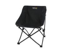 Black unisex One Size Regatta Forza Pro Folding Chair Black
