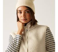 Regatta Frankie Borg Full-Zip Gilet Bodywarmer In Cream Cream 14