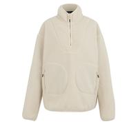 Regatta Frankie Borg Womens Beige Half Zip Jacket, Size: 18