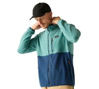 Regatta Mens Frankie Fleece Colour Block Full Zip Midlayer Top