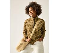 REGATTA Frankie Half Zip Leopard Print Fleece 12