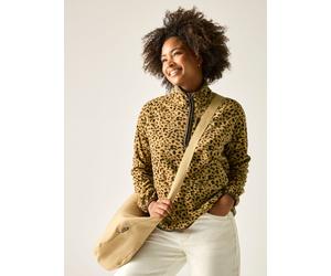 REGATTA Frankie Half Zip Leopard Print Fleece 14
