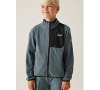 Regatta Frankie Kids Full Zip Fleece, Grey, Size 5-6 Years Grey