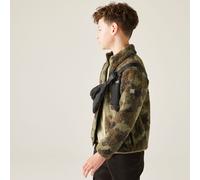 Regatta Frankie Warm Borg Full-Zip Insulating Fleece in Dark Green | Size: 5-6 Years Regatta Dark Green 5-6 Years