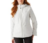 Regatta Frelton Womens Waterproof Jacket White Hooded Outdoor Walking Coat