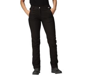 Regatta Geo II Womens Softshell Trousers Long Black