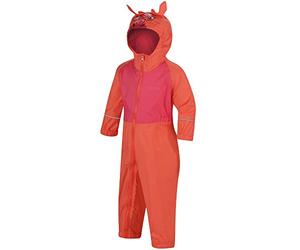Regatta Girls Charco All-in-One Suit S Neon Peach
