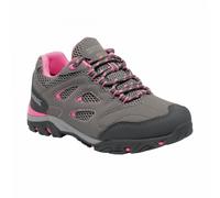 Regatta Girls Holcombe Low Junior Hiking Boots - Steel/Tulip - Steel/Tulip - 2 UK Junior