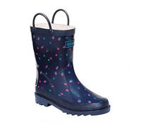 Regatta Girls Minnow Jnr Welly Wellington Boots, Blue (Navy 540), 11 Child UK (30 EU)